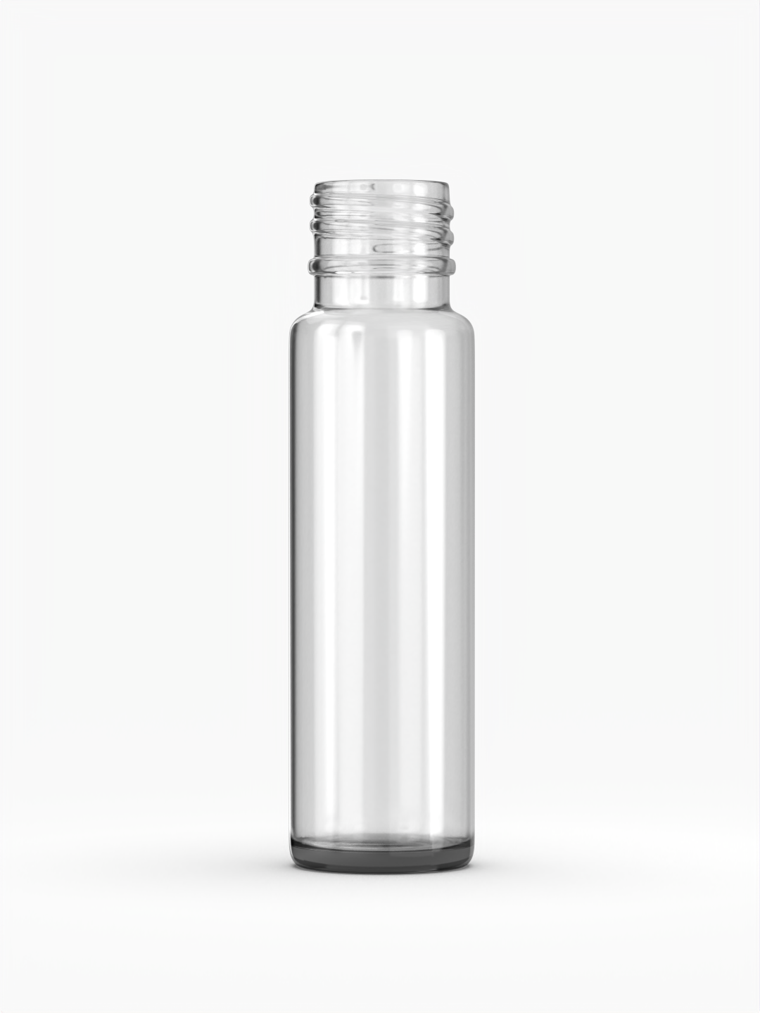 Roll on Clear Glass Bottle