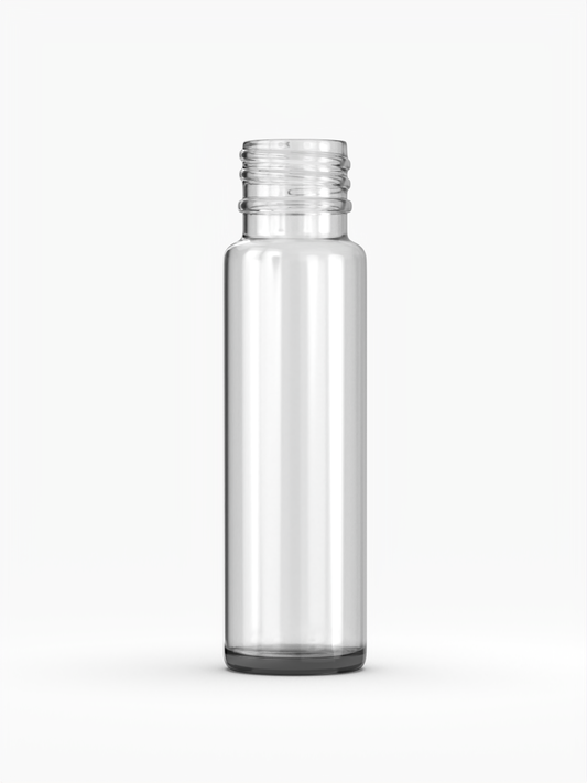 Roll on Clear Glass Bottle